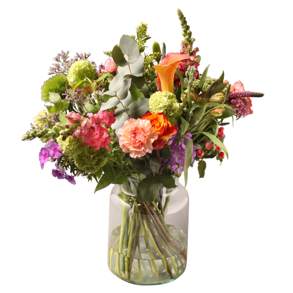 Ecology Bouquet (with vase) by Ludo Annaert | Florale Vormgeving